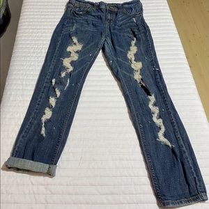 Winona Sasha Low Rise Relaxed Skinny Crop Jeans